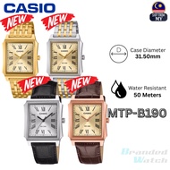 [Official Warranty] Casio Women's Watch MTP-B190G MTP-B190SG-9B MTP-B190L-7B MTP-B190RGL-9B 31.50mm 