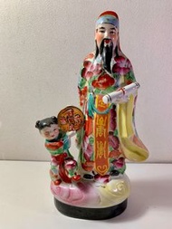 七十年代 福祿壽 福星高照 運財童子 陶瓷擺設