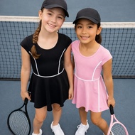 Padel Tennis Outfit Tech Pocket Dress for Girls – Padel Tennis Sportswear for Girls Jstice JTC Stock