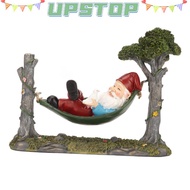 UPSTOPBO Hammock Gnome Statue, Resin Hanging Garden Gnome Figurine, Outdoor Statues Dwarf Figurine G
