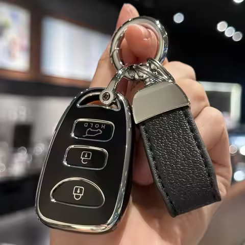 Key Fob Cove for Hyundai Elantra Accent Sonata for Kia Optima Keyless Entry Remote Coverr Keyring Ca