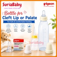 PIGEON Bottle for Cleft Lip or Palate/Bottle with Long Silicone Nipple/Nipple for Cleft Bottle