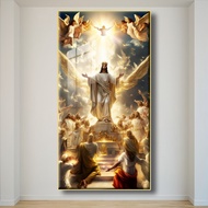 Acrylic Photo Frame For Home Decoration Enhance Feng Shui Jesus Christ