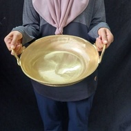 Periuk kuali belanga tembaga baru Terengganu brass pot handmade 11 inci dan 12 inci goreng