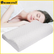 [HOT]Slowly Rebound Memory Foam Pillow Cases Neck Cervical Healthcare (White