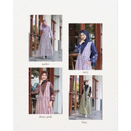 [Dannis Surabaya Online]Abaya A250107 D'Belva Cotton material||Dannis collection ready 9 June 2025