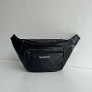 99新🆕 Balenciaga 巴黎世家 Exploer Beltpack 黑色男士腰包