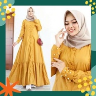 # Baju Gamis Wanita Jumbo Ab Athaya Ld 120 Dress Muslim Big Size