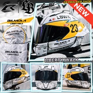 หมวกกันน็อค BILMOLA X LIBERTY WALK วัยรุ่น JDM ห้ามพลาด️ มีจำนวนจำกัด หมดแล้วหมดเลย