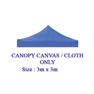 HEAVY DUTY CANVAS ONLY BLUE COLOUR 3M X 3M (SMALL)