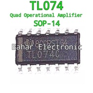 IC TL074 TL074C  SMD SOP-14