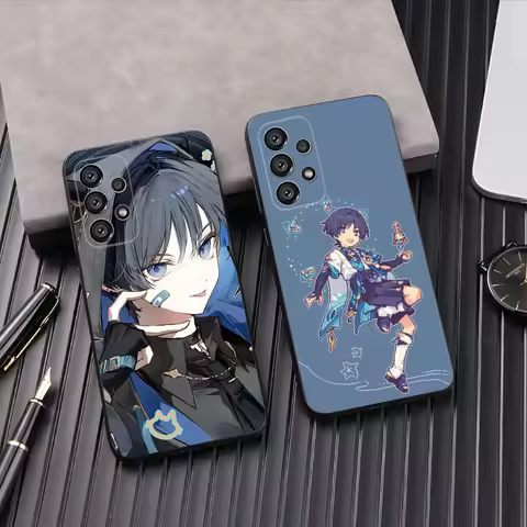 Scaramouche Genshin Impact Phone Case For Samsung Galaxy A13,A21s,A22,A31,A32,A52,A53,A71,A80,A91 So