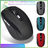 Uloverun 2.4G USB Red Optical Wireless Mouse 6D Forputer Laptop Gaming Mouse Ergonomically Designed 