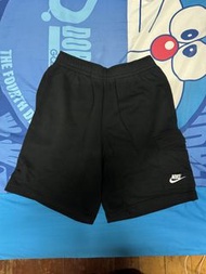 NIKE NSW 口袋 棉質 工裝 短褲 毛巾布 DD7015-010 黑色