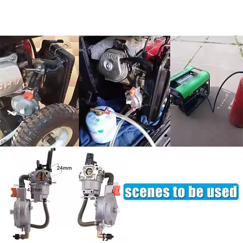 RA-3KW 168F 170F Gasoline Generator LPG Carburetor Dual Fuel LPG NC Gas Carburetor Conversion Kit Fo