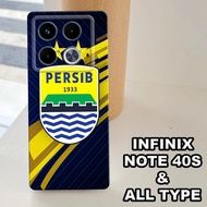 G27 - Latest INFINIX NOTE 40S Softcase 2024 - pro camera softcase - PERSIB FOOTBALL CLUB Motif - INF