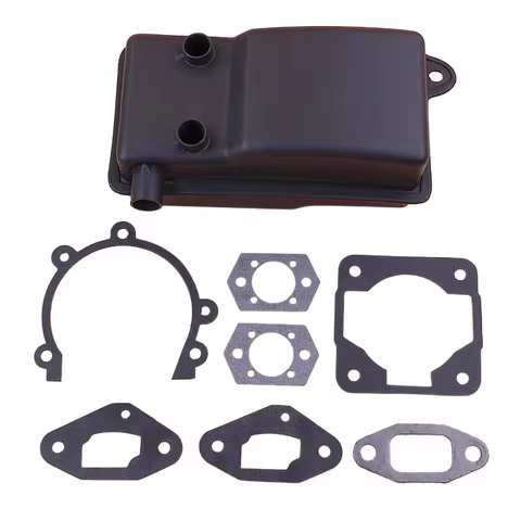 Exhaust Muffler For Stihl BR400 BR420 BR380 SR420 SR400 Full Gasket Set 4203 140 0602 Blower Cortado
