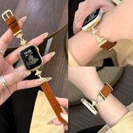 [Queen Xi] Suitable for Apple S11 Watch Strap iWatchS10 High-End Wristband S9 Genuine Leather S8 New