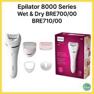 [PHILIPS] Epilator 8000 Series Wet & Dry Epilator BRE700/00, BRE710/10 | Hair Removal Device with Pr
