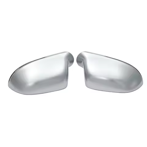 Car Wing Mirror Caps Matt Chrome Mirror Cover Rearview Side Mirror Cap S Line For A4 S4 B8 A6 C6 09-