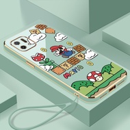 Casing hp Oppo A16K Oppo A16E Casing Hp Oppo A16 Silikon Super Mario