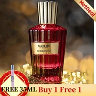 LONKOOM Minyak Wangi Perfume tahan lama EDP  All IS ME/LAZY DAY Floral Fragrance(50ml)
