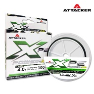 ATTACKER X-PE POWER-X8 สายตกปลา สาย PE สายพีอี ถัก 8