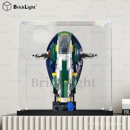 BrickLight™Transparent Display Box  for Lego Star Wars 75409 Zango Fet's Fire-breathing Starcraft Ha
