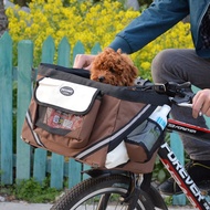 Portable Pet Dog Bicycle Carrier Bag Basket Puppy Dog Cat Travel Bike Carrier Seat Bag For Small Dog