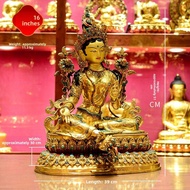 OSITE | Gilt Green Tara and Green Tara Avalokiteshvara Statue