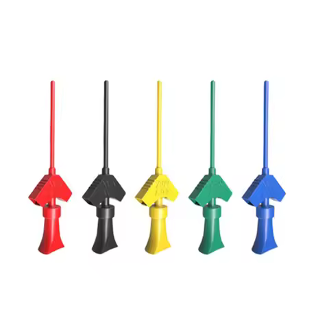 5pcs IC Test Hook Clip 5 Colours IC Logic Analyzer Grabber For DIY Breadboard Oscilloscope Logic Ana