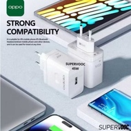 OPPO 45W Super VOOC Fast Charger USB Type C Real Output 45W