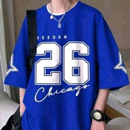 KATUN Big Size T-shirts for Men and Women Freedom 26 Chicago T-shirts ML XL XXL XXXL XXXXL Comfortab