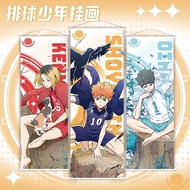 SY Volleyball Boy Cartoon Hanging Paintings Hyuga Shoyo Solo Claw Ken And Kawatomiya Yumiya Silk Han