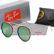 RayBan Retro Metal Round Frame Sunglasses