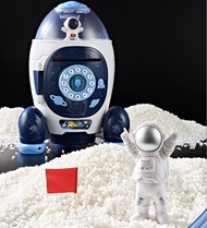 ออมสิน ATM ดูดแบงค์อัตโนมัต กระปุกออมสินตู้เซฟ มีรหัสสามารถสแกนลายนิ้วมือ มีเสียงเพลง