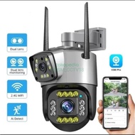 CCTV CAMERA V380 WIFI CAMERA 4K DUAL LENS CCTV WIRELESS OUTDOOR IP 8MP