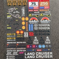 RC Climbing 1/8/10/12/14 TRX4SCX10 Sponsor Transfer Sticker Simulation Off-Road 318 Decorative Car S