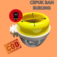 CEPUK WADAH PAKAN MINUM BURUNG ANTI TUMPAH CEPUK BAN TEMPAT PAKAN BURUNG TEMPAT MINUM BURUNG