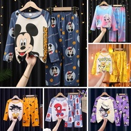 Baju Tidur Budak Lelaki Perempuan Pyjamas Kids Boy Girl Pajamas Kids Nightwear Sleepwear fashion kid