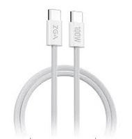 ZGA TYPE C TO TYPE C 100W 充電線 1米