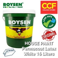 ♞BOYSEN Latex Paint White 16 Liters Pail Barrel