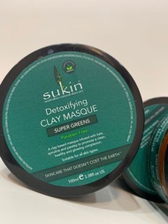 Sukin Super Greens天然排毒火山泥面膜 Super Greens Detoxifying Clay Masque 100ml  Sukin-超級綠色排毒粘土面膜