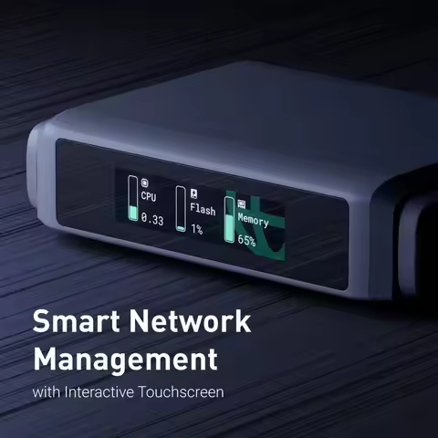 GL.iNet GL-BE3600( Slate 7) Wi-Fi 7 Router, Dual 2.5G Ports, Touch Screen, 3570Mbps Gaming Hotspot, 