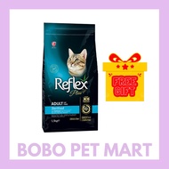 8KG  Reflex Plus Adult Sterilised Salmon (Cat Food) 8KG (Ada Free Gift)