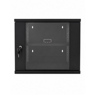 Wallmount Rack Server 9U Single Door - Sturdy 9U Wall Server Rack