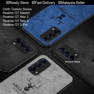 Realme GT 2 Pro GT2Pro Cloth Texture Fabric Phone Case Casing Cover