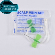 BUTTERFLY NEEDLE 25G/23G/21G SCALP VEIN SET 10PCS