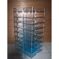 Top Ideas - Acrylic A4 Shelf for books and files for books (330.A4 9S Shelf)