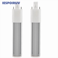 IESPOIRNC 2 Pack LED Bulb, G23/GX23 2-Pin LED Tube Light, Bright 6W AC 85-265V 30 LED PL Horizontal 
